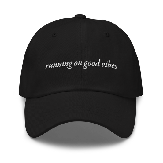 Running On Good Vibes Baseball Hat