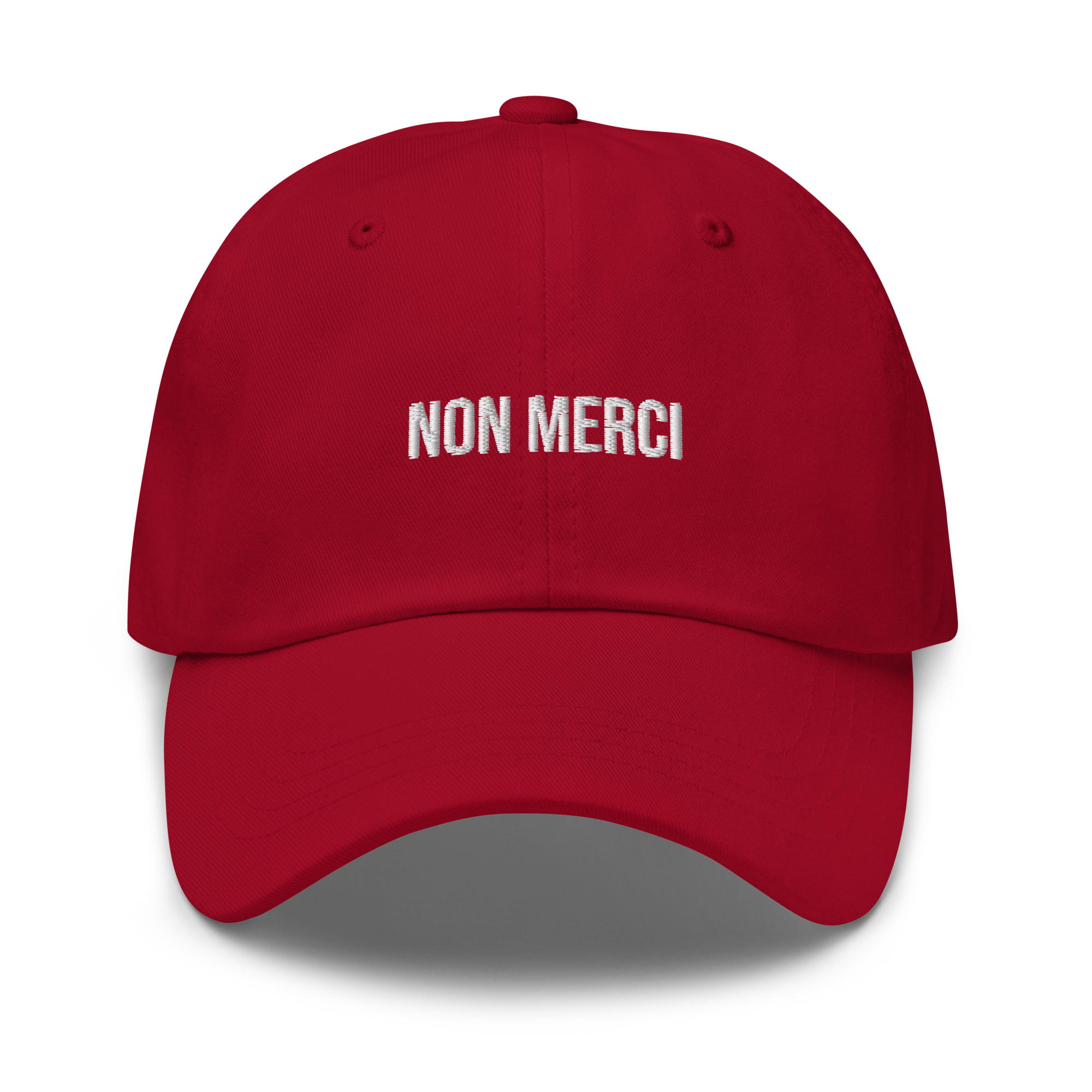 Non Merci Baseball Cap – Candid Aura