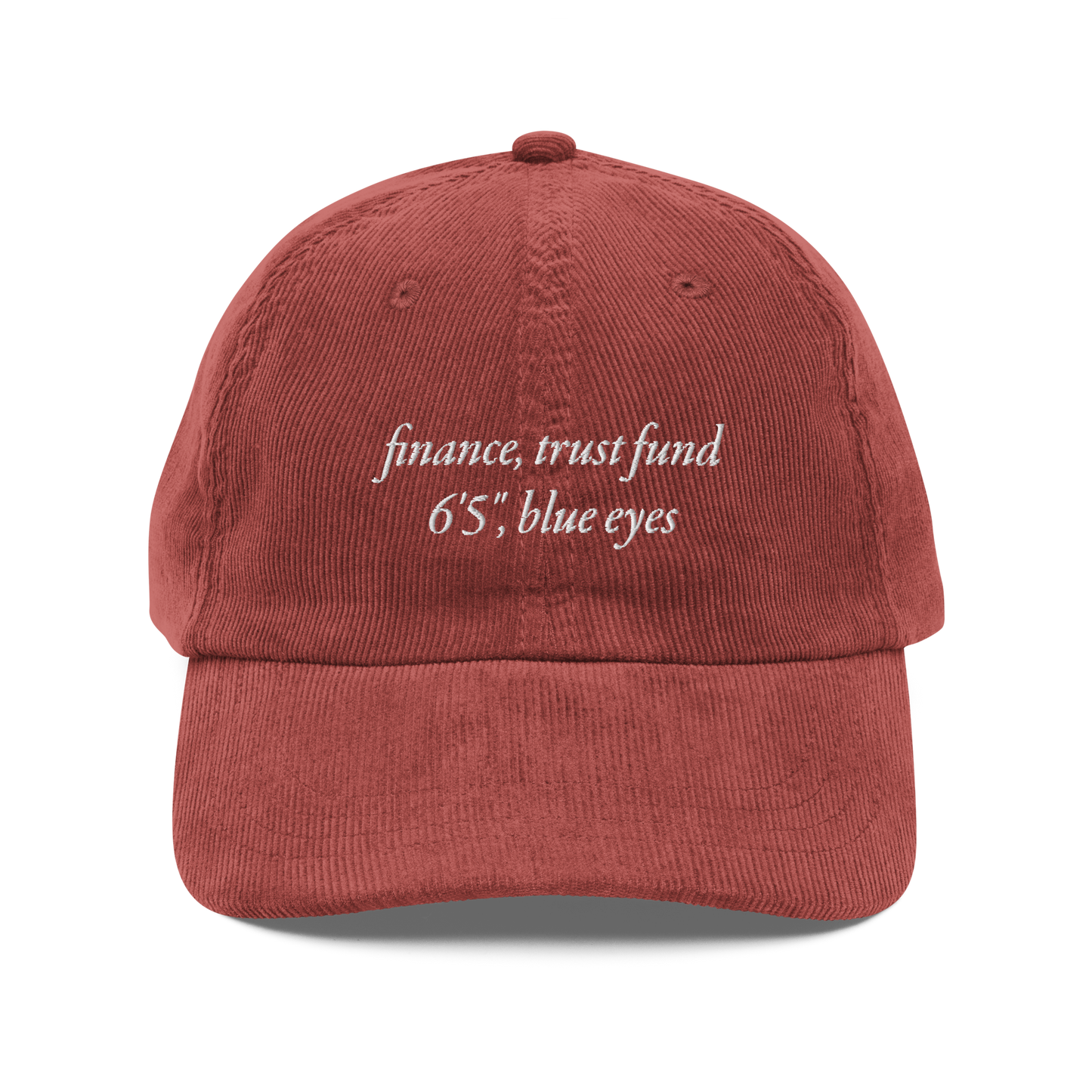I'm Looking For A Man In Finance Corduroy Hat